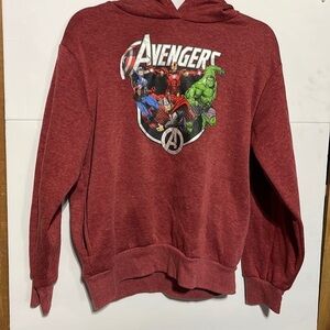MARVEL AVENGERS HOODED SWEATSHIRT NWOT